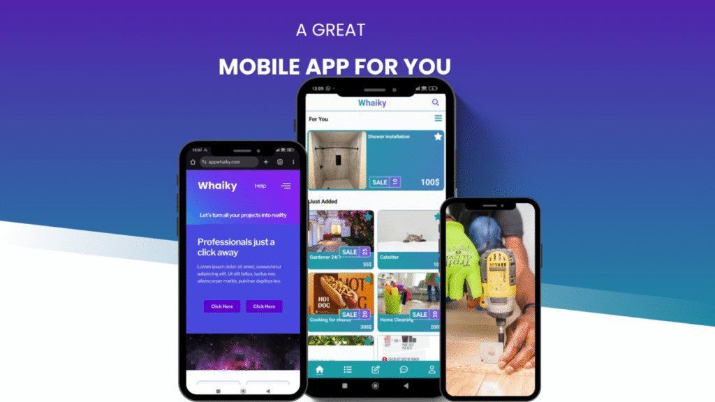 🎉 Welcome to Whaiky! Your new go-to app for reliable, local services
